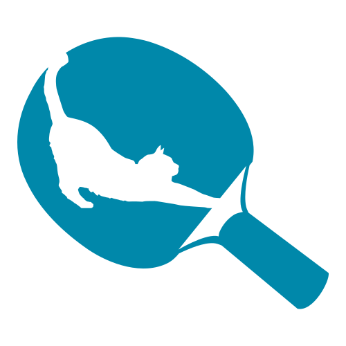 Logo of OpenTT – Racket with Cat